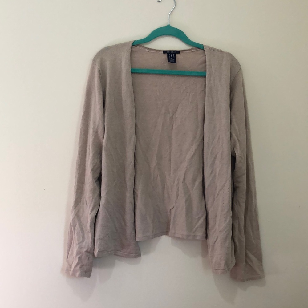 Gap Cream Colored Cardigan